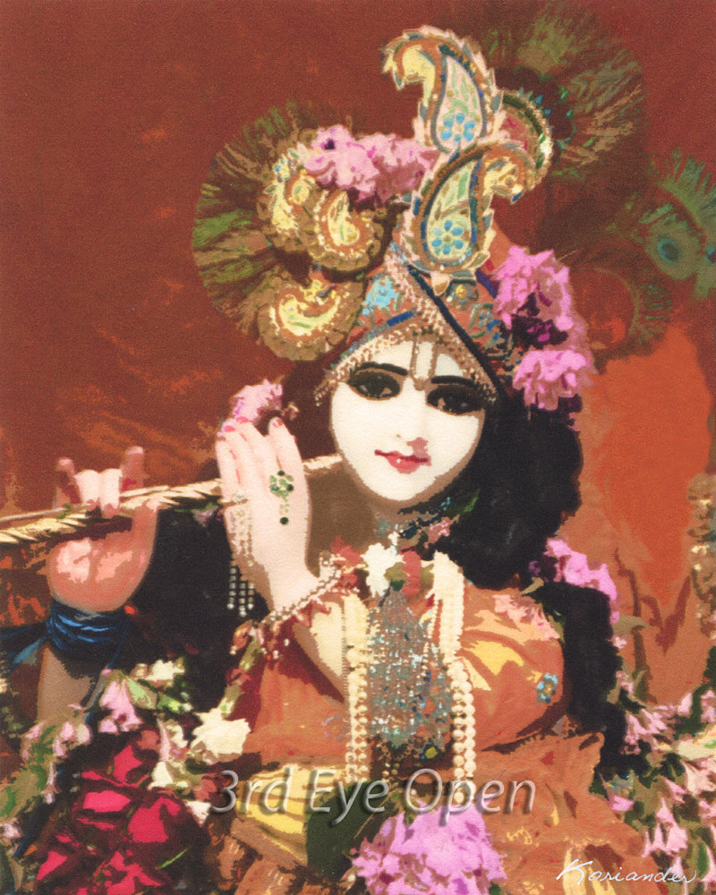 Krishna "Loving the World into Love"  Fine Art Print